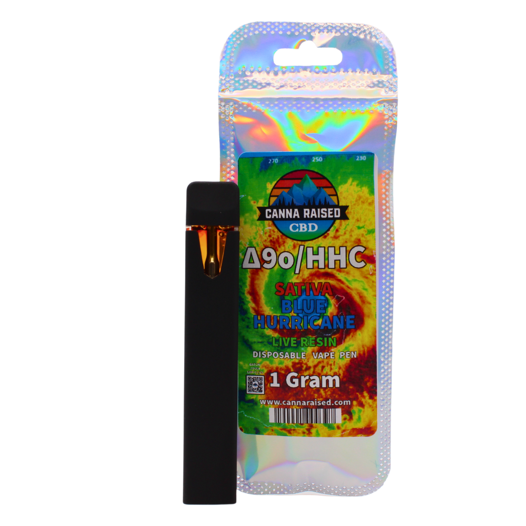 CannaRaised: Delta 9o/HHC Live Resin Disposable Vape (1ml-3ml)