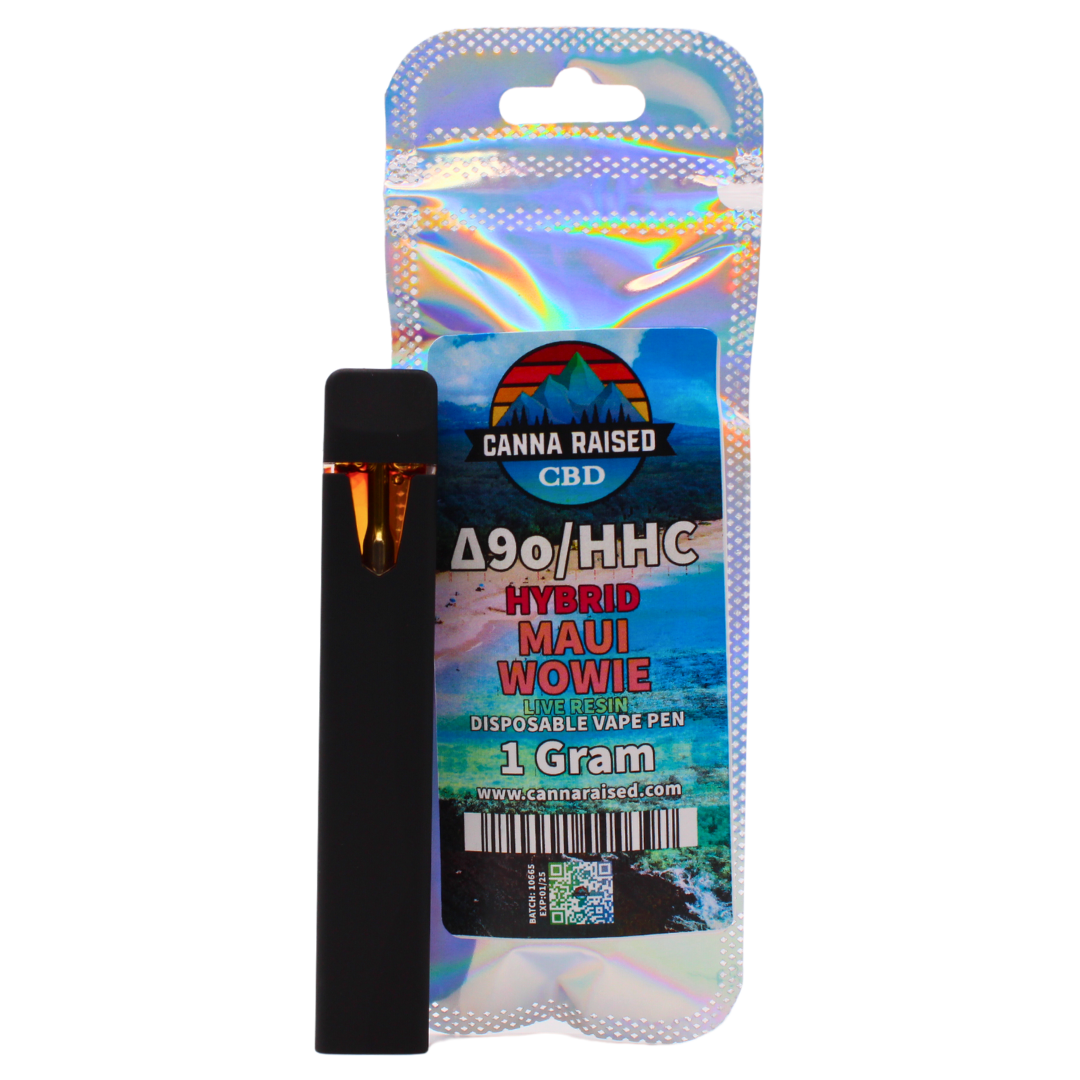 CannaRaised: Delta 9o/HHC Live Resin Disposable Vape (1ml-3ml)