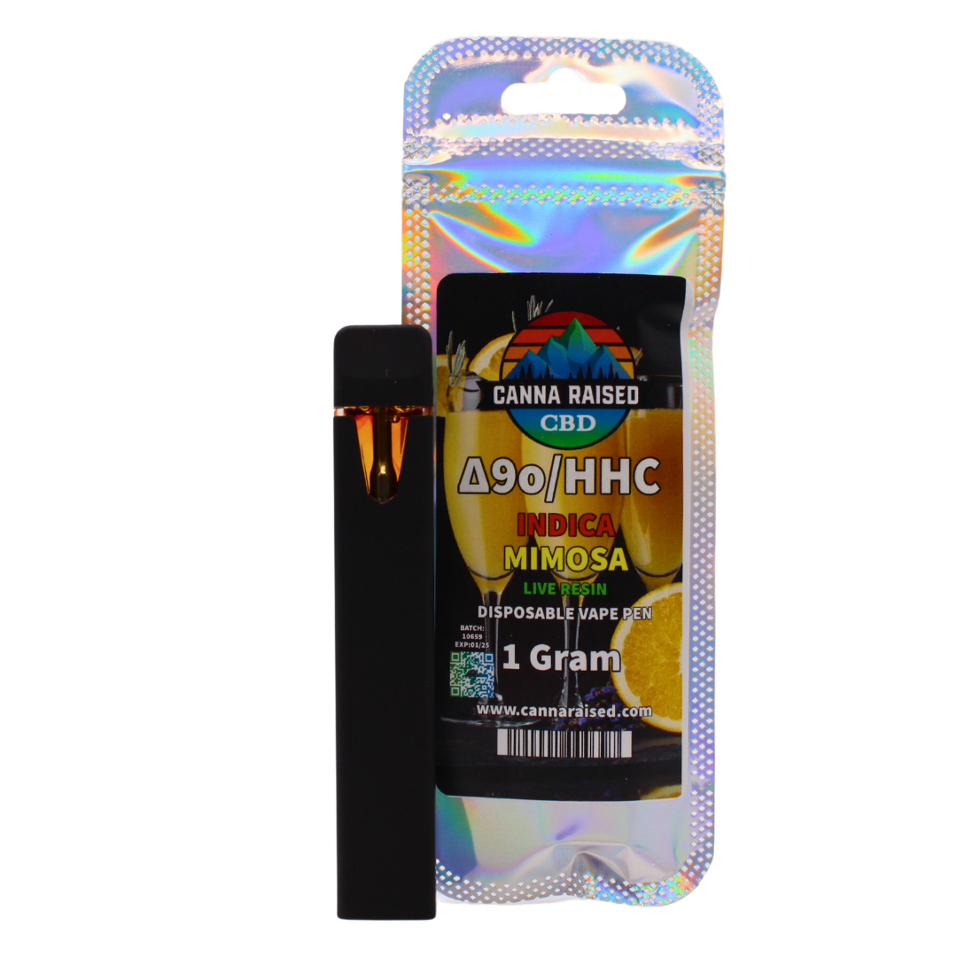 CannaRaised: Delta 9o/HHC Live Resin Disposable Vape (1ml-3ml)