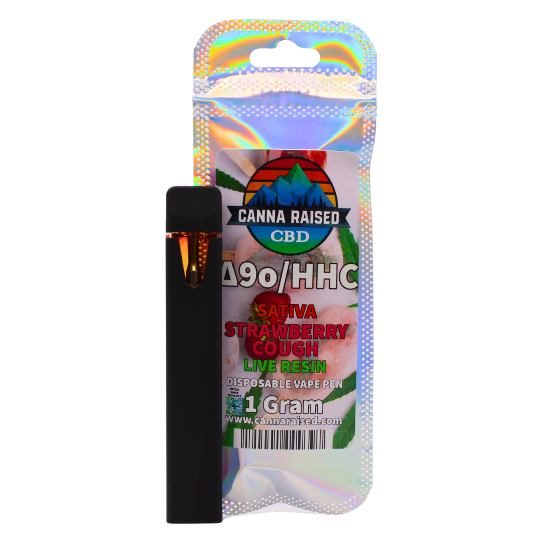CannaRaised: Delta 9o/HHC Live Resin Disposable Vape (1ml-3ml)