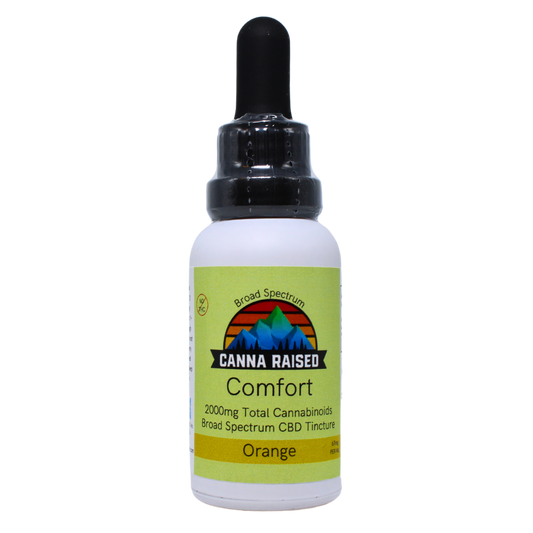 Comfort: Broad Spectrum CBD Tincture (2,000mg/Bottle)