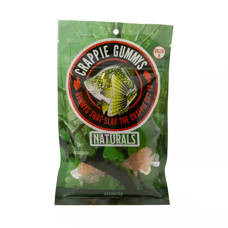 Crappie Gummies: 25mg Delta 8 (10ct-30ct)