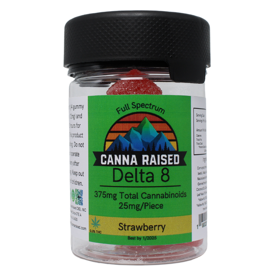 CannaRaised: Delta 8 Gummies (25mg/Piece)