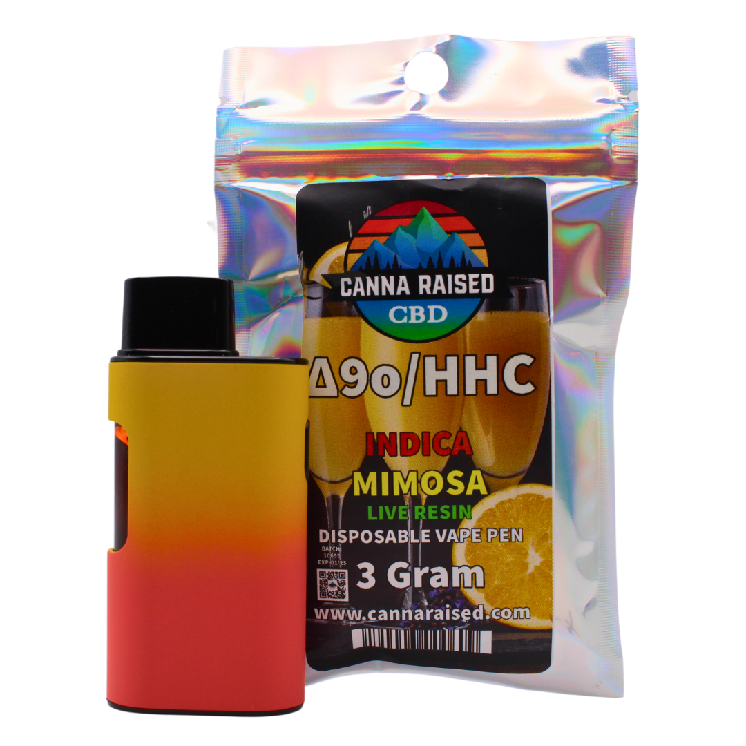 CannaRaised: Delta 9o/HHC Live Resin Disposable Vape (1ml-3ml)