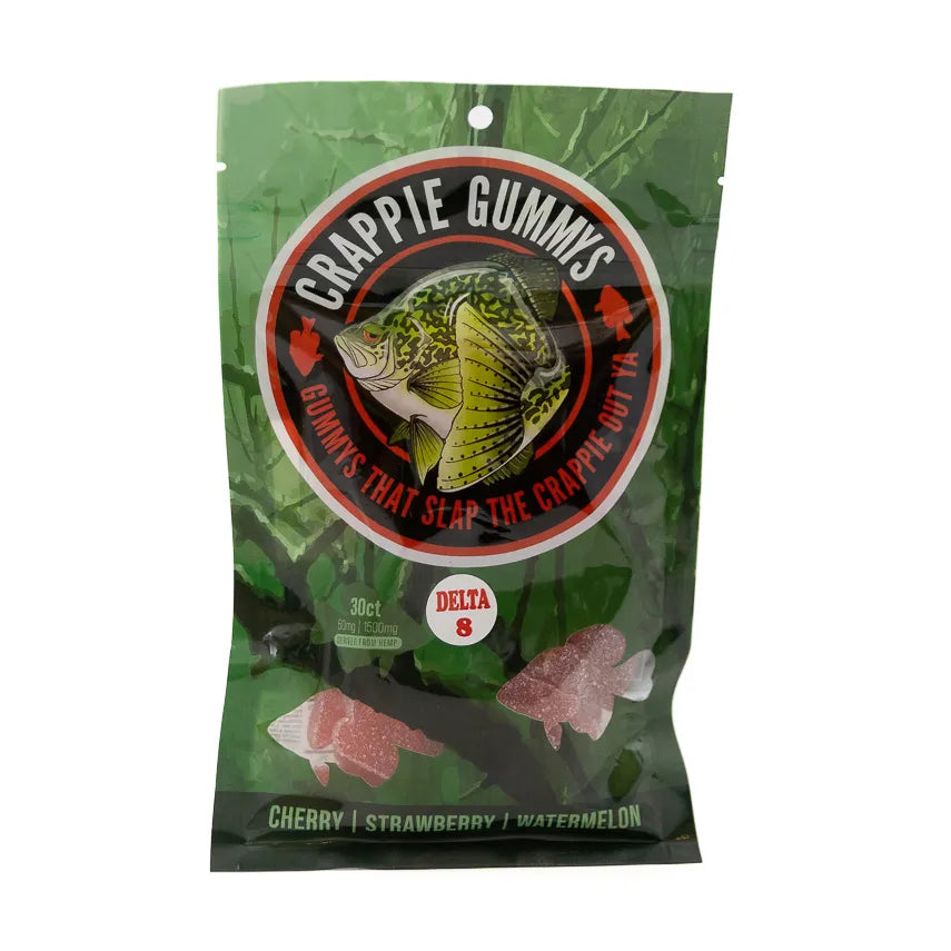 Crappie Gummies: 50mg Delta 8 (10ct-30ct)