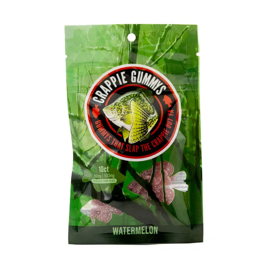 Crappie Gummies: 50mg Delta 8 (10ct-30ct)