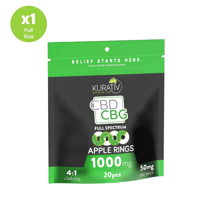 Kurativ: Full Spectrum CBD/CBG Gummies (25mg/50mg)