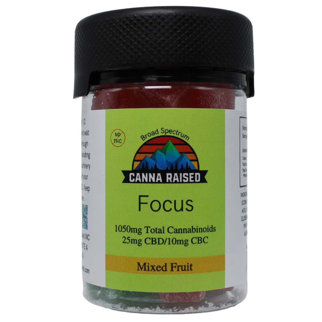 Focus: CBD/CBC Gummies (35mg/Piece)