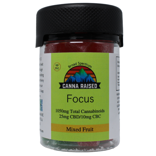 Focus: CBD/CBC Gummies (35mg/Piece)
