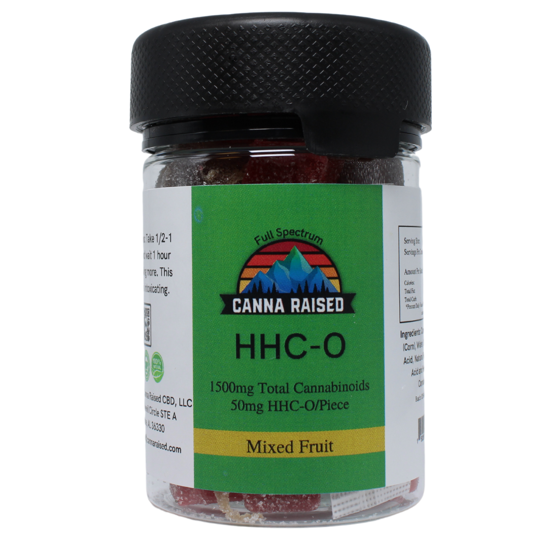CannaRaised: HHC-O Gummies (50mg/Piece)