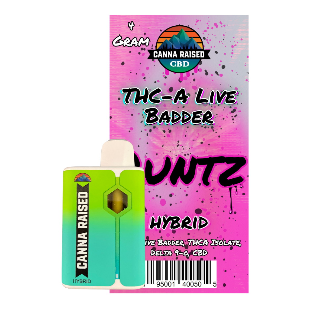 CannaRaised Pure THCA Live Resin Disposable Vape (4ml)