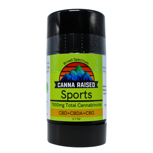 Sports: Broad Spectrum CBD, CBDa and CBG Salve (7,500mg/Bottle)