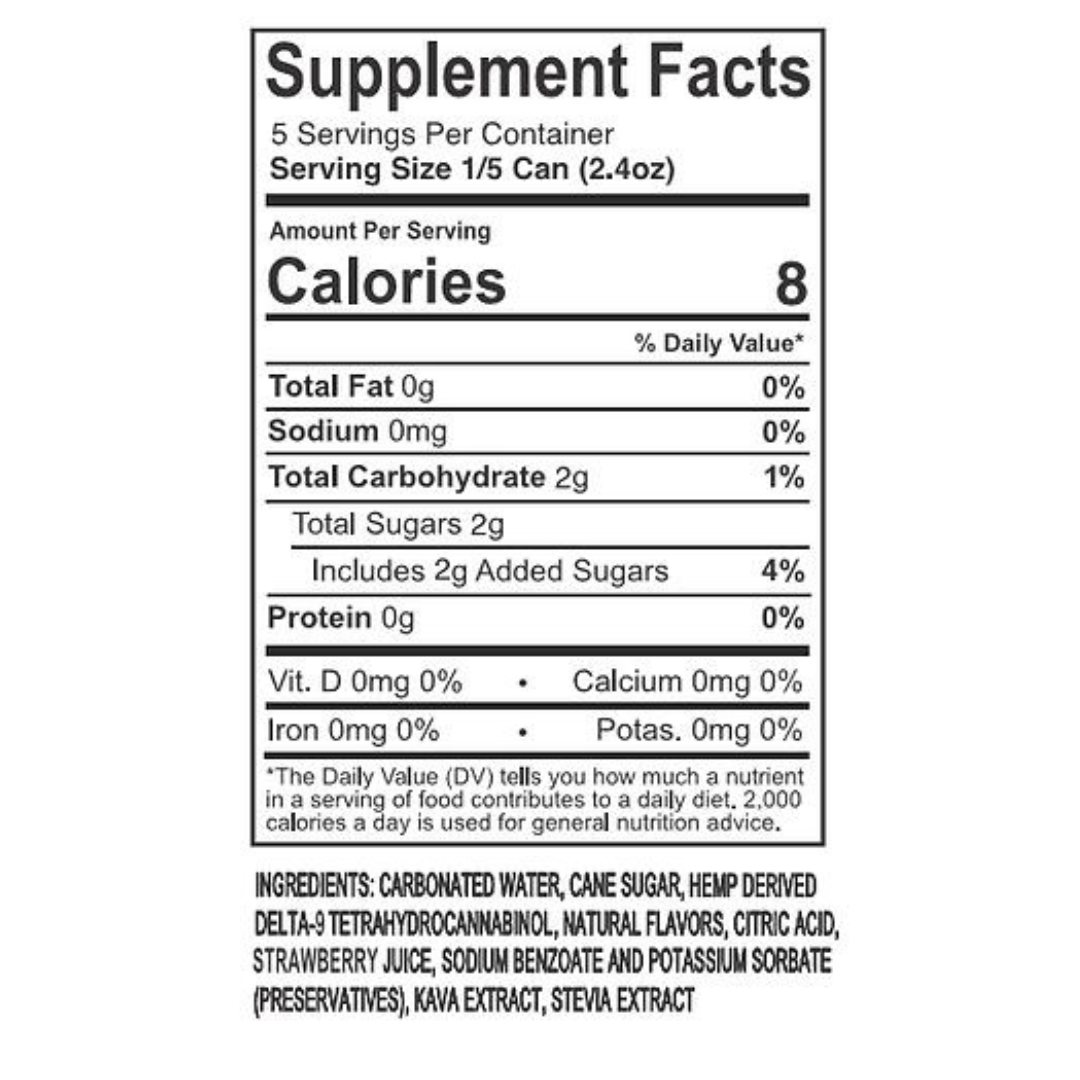 Stay Cool: Watermelon Splash Delta 9 Drink (25mg/6pk-12pk)