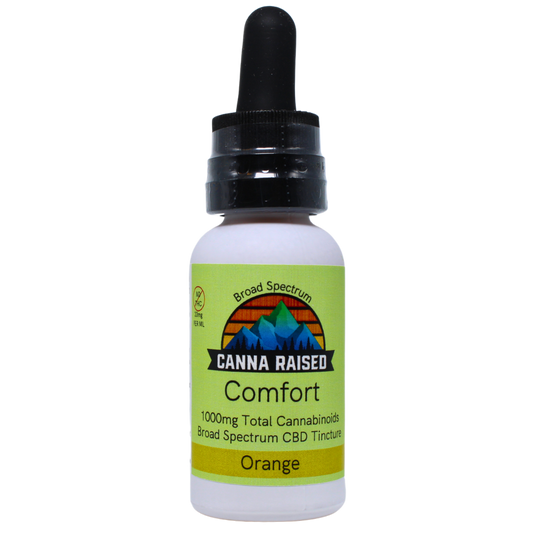 Comfort: Broad Spectrum CBD Tincture (1,000mg/Bottle)