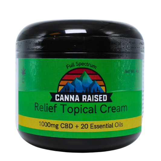 Relief: Full Spectrum CBD and 20 Essential Oils Topical (1,000mg/Bottle)