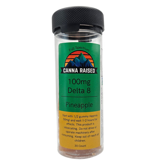 CannaRaised: Delta 8 Gummies (100mg/Piece)