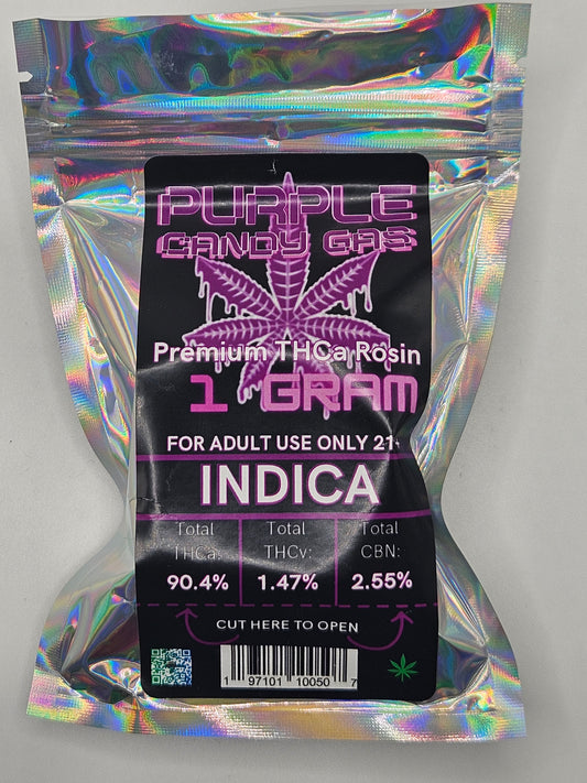 Purple Candy Gas Live Rosin THCa Concentrate