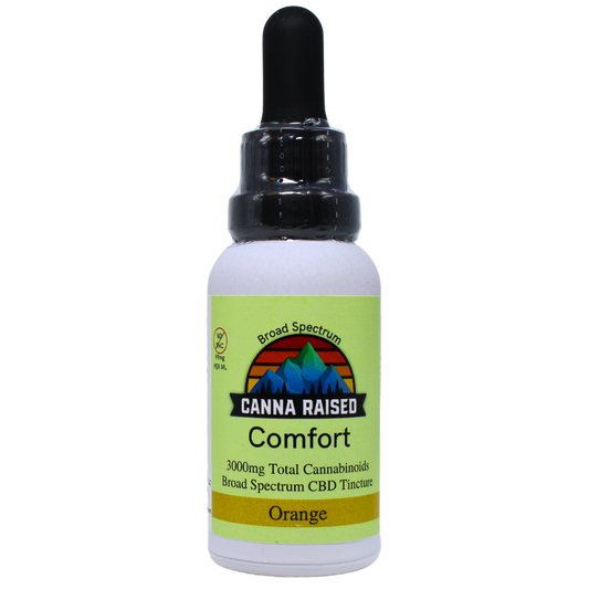 Comfort: Broad Spectrum CBD Tincture (3,000mg/Bottle)