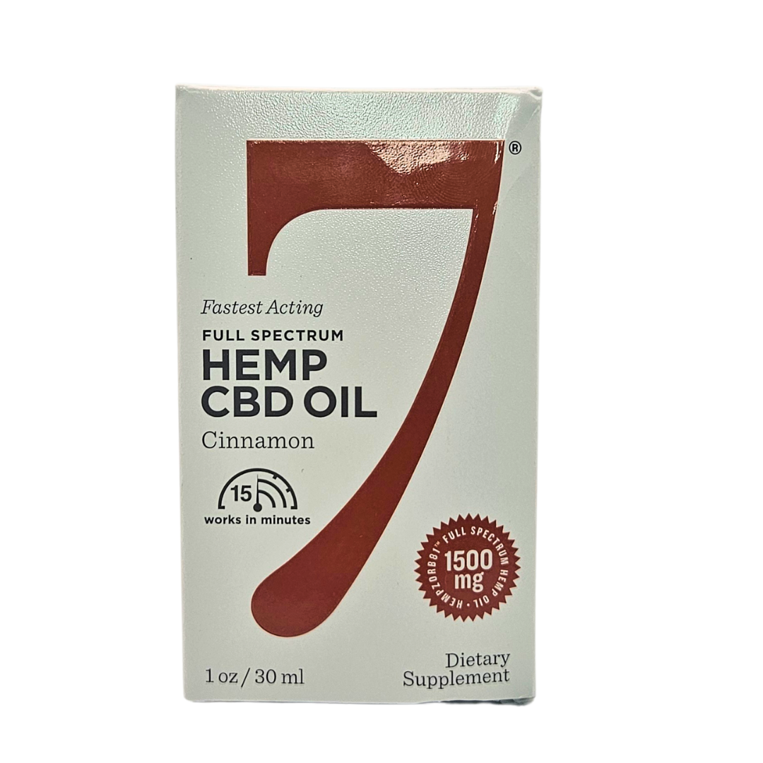 Pur7 Hemp: 1500mg Full Spectrum CBD Water Soluble (Cinnamon)