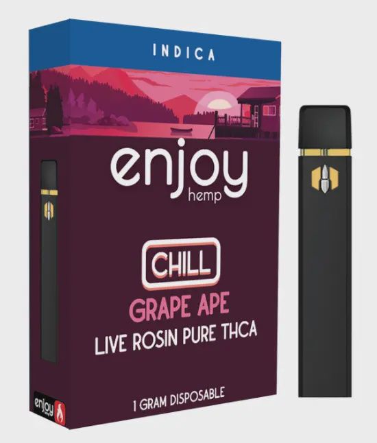 Enjoy Hemp: Chill Grape Ape 1g THCa Disposable Vape