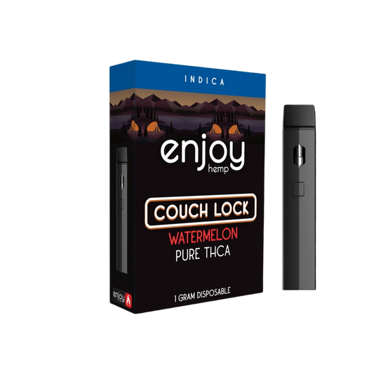 Enjoy Hemp: Couch Lock Watermelon 1g THCa Disposable Vape