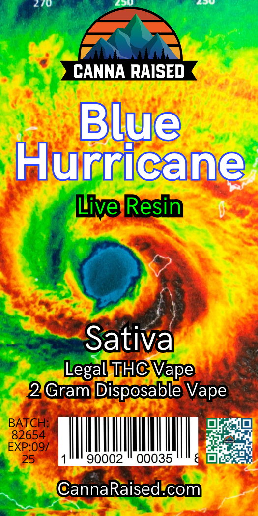 CannaRaised: Legal THC Live Resin Disposable Vape (2ml-3ml)