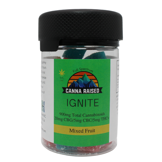 Ignite: CBG/CBC/THC-V Weight Loss & Focus Support Gummies (30mg/30ct)