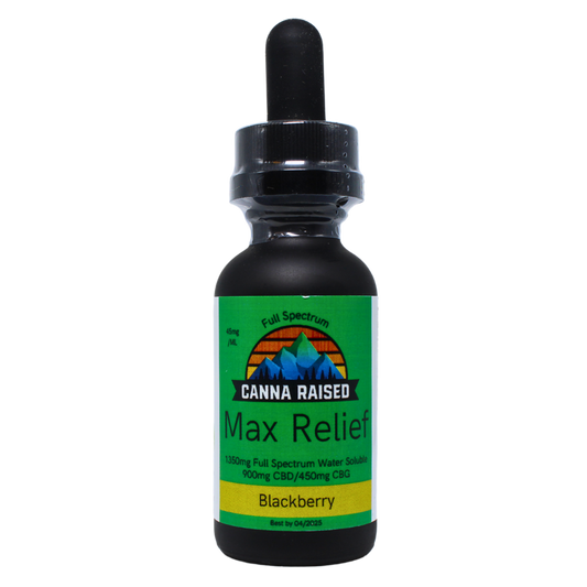 Max Relief: Full Spectrum CBD Water Soluble (1350mg/Bottle)
