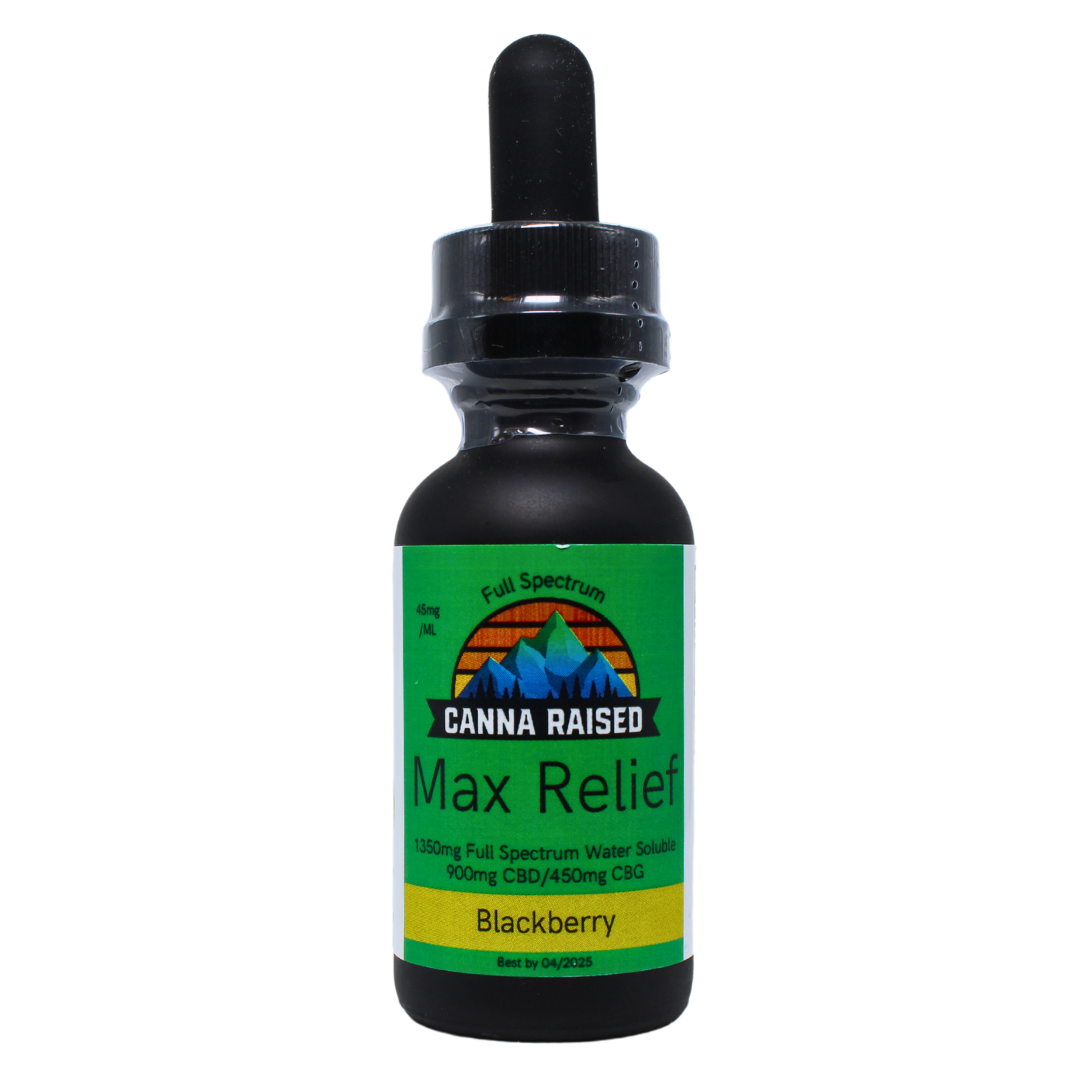 Max Relief: Full Spectrum CBD Water Soluble (1350mg/Bottle)