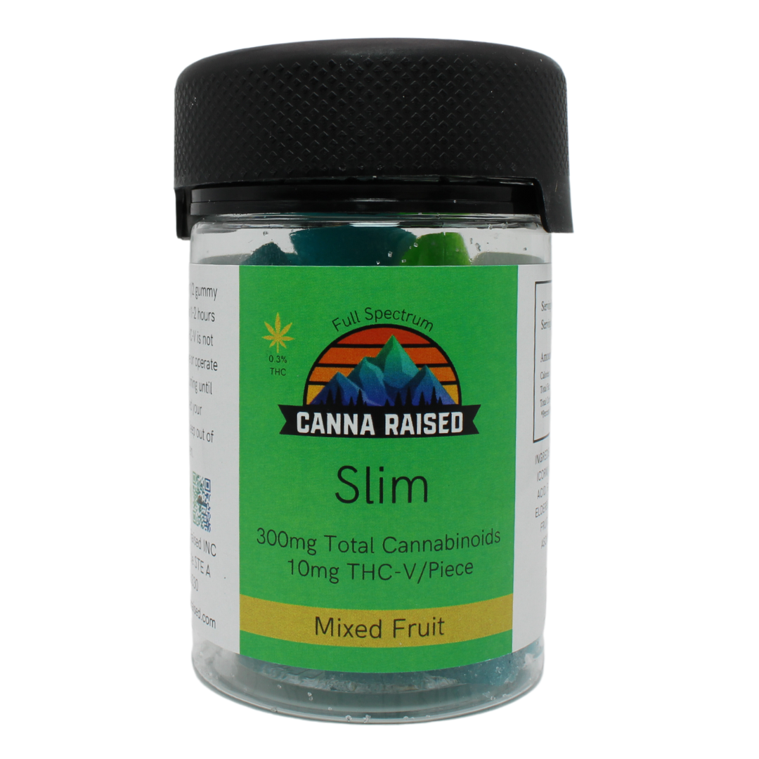 Slim: THC-V Weight Loss Gummies (10mg/30ct) – Canna Raised CBD